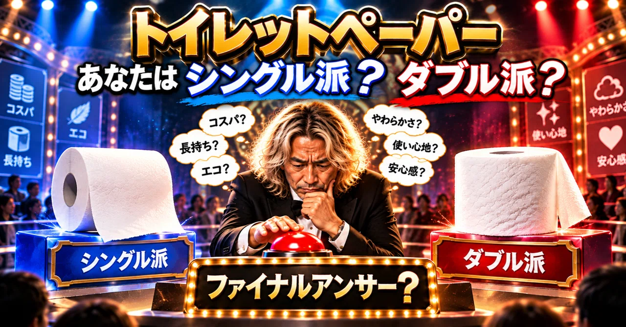 Toilet Paper: Are You Team Single or Team Double?｜ホワイトジャック／whitejack