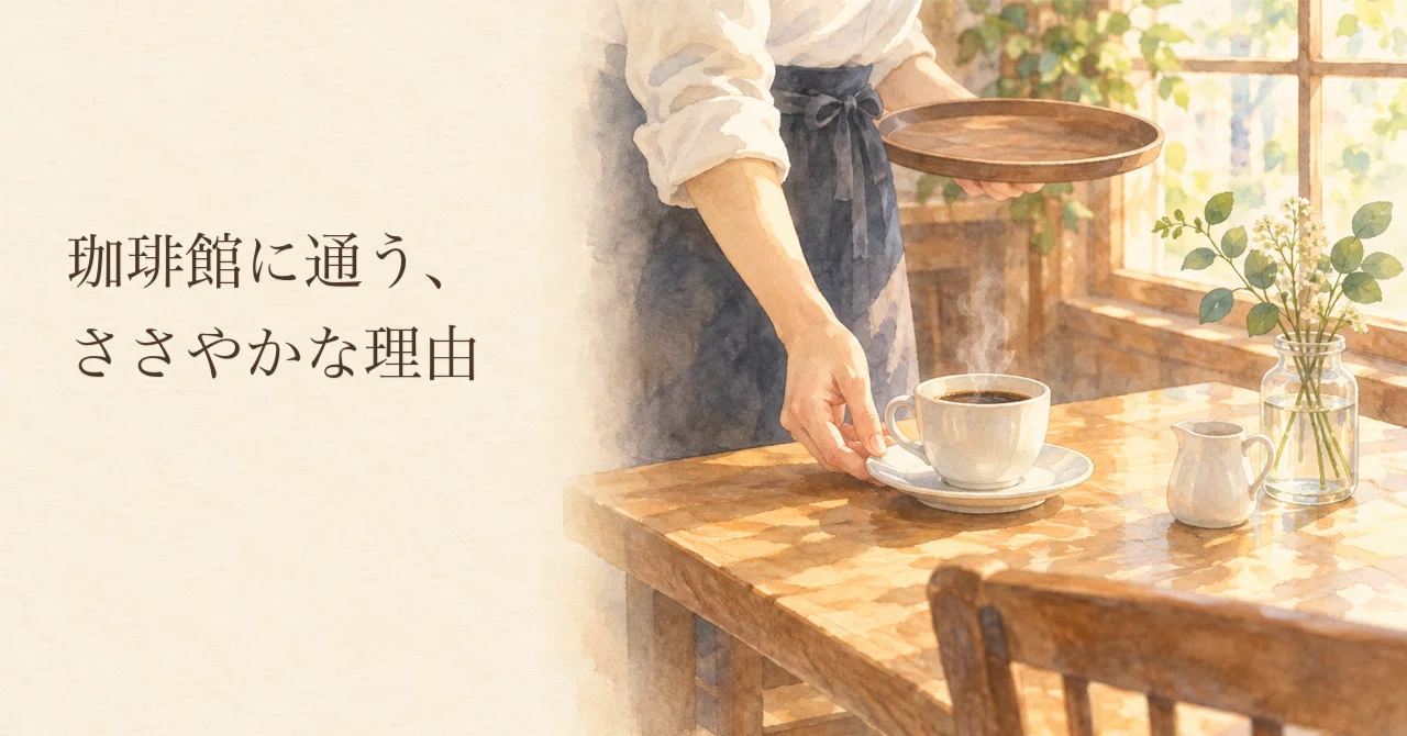 The modest reason I visit Kohikan｜Kyosuke-Lab