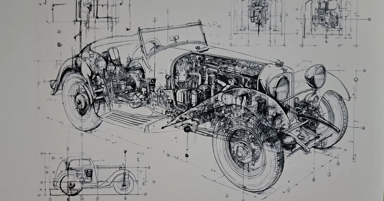 The Classic Cars I Draw Probably Won't Run｜ヤス岩井