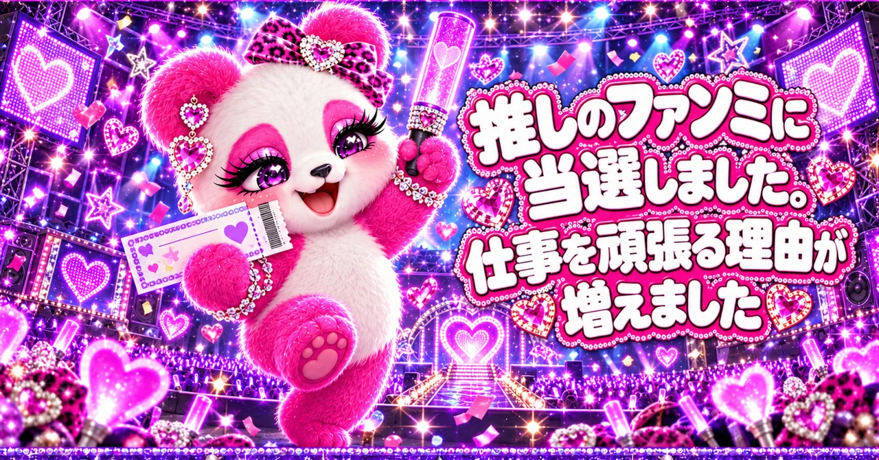 I won tickets to my favorite idol's fan meeting. I have more reasons to ...