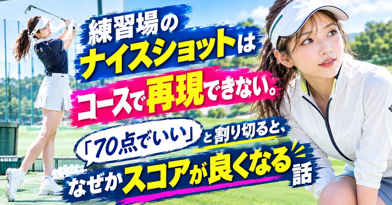 Nice shots at the driving range cannot be replicated on the course. Why ...