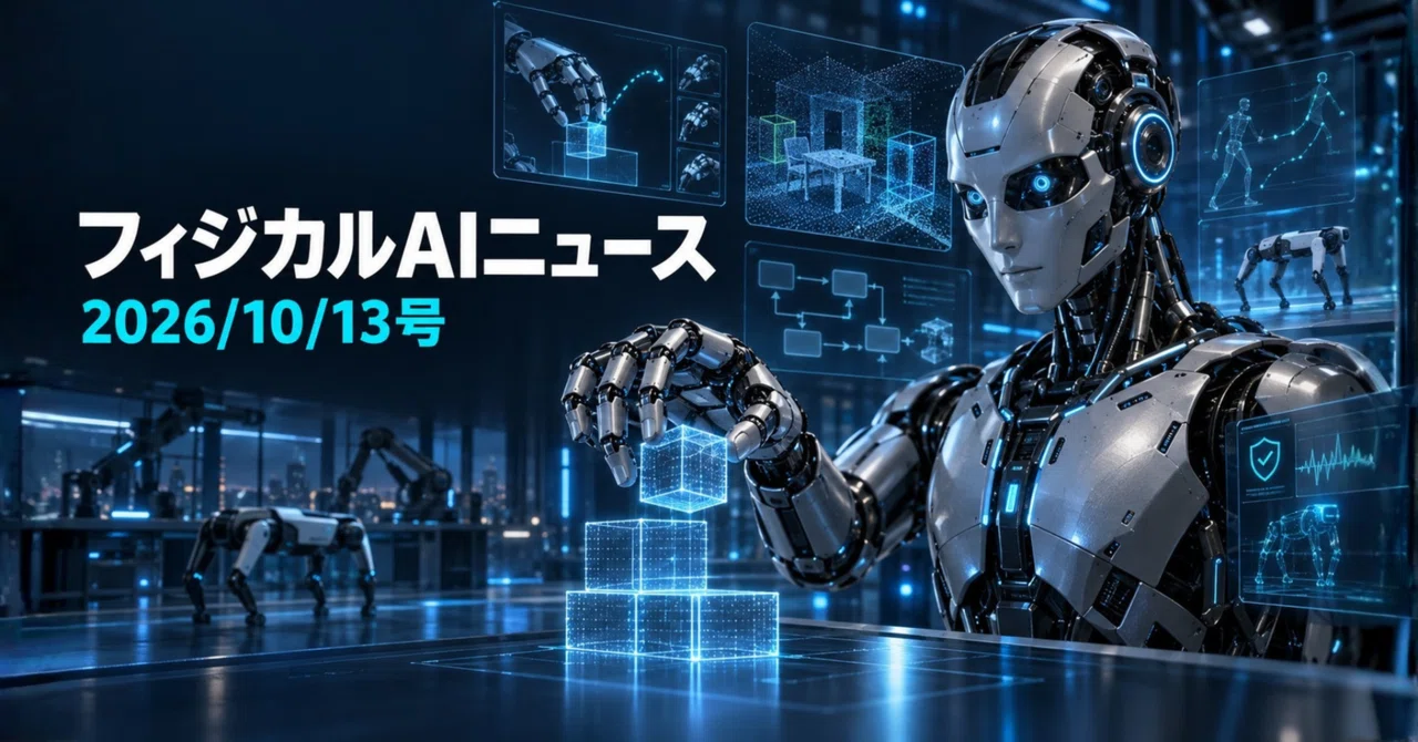 Physical AI News (October 13, 2026 Issue)｜Yasuhito Morimoto