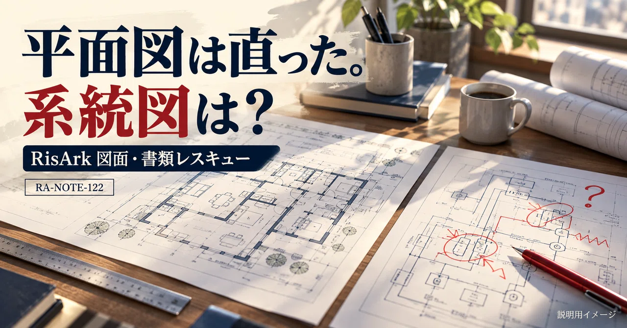 The floor plan is fixed, but the system diagram remains outdated. 3 ...