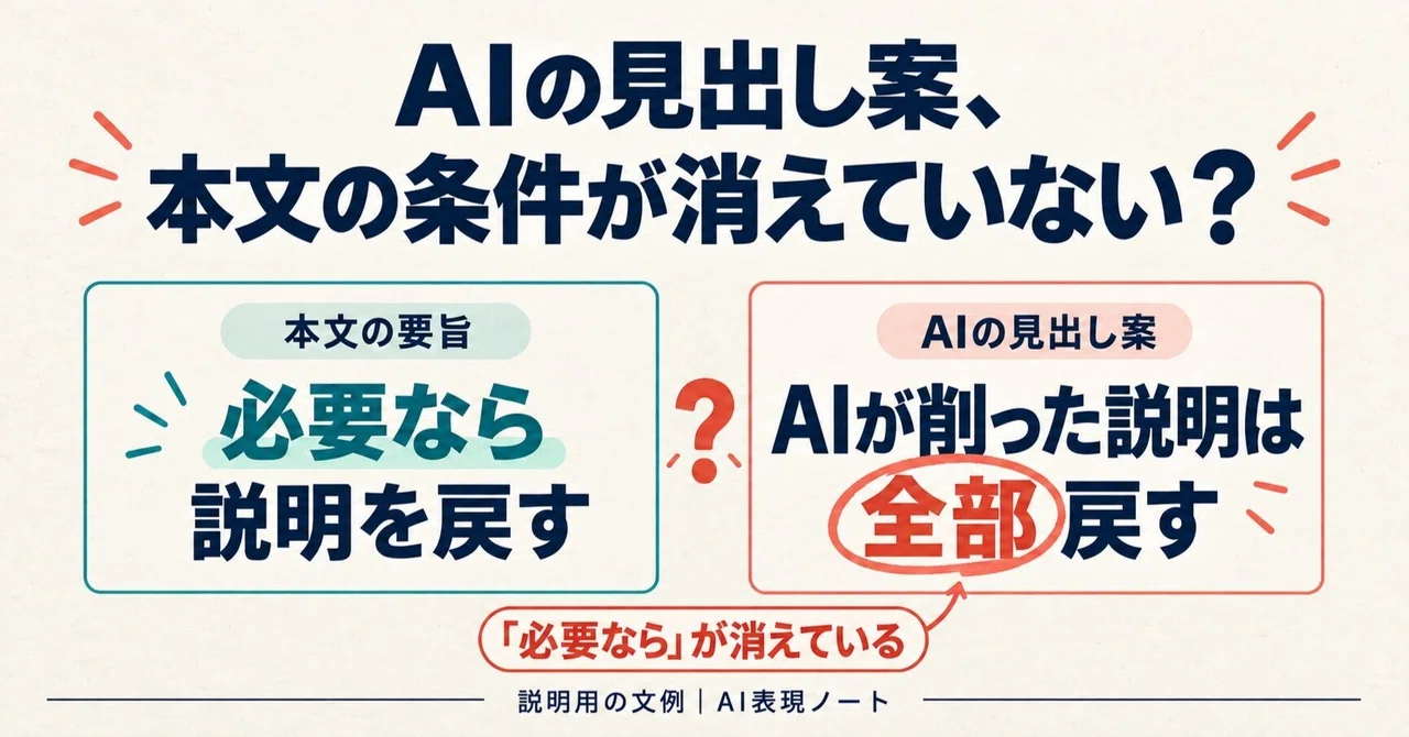 Are AI-generated paragraph headings making stronger claims than the ...