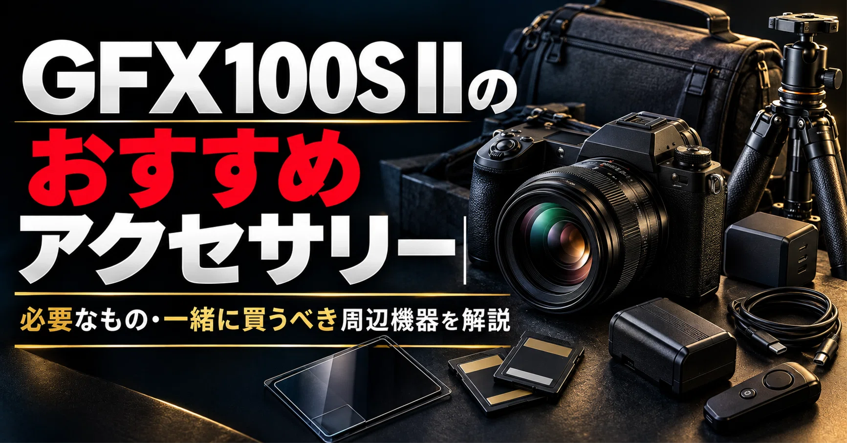 GFX100S IIのおすすめアクセサリー｜必要なもの・一緒に買うべき周辺