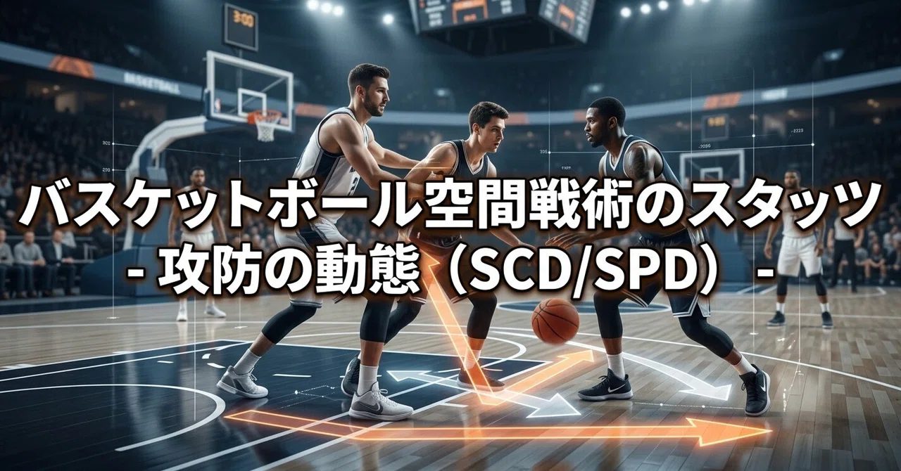 バスケットボール空間戦術のスタッツ — 攻防の動態（SCD/SPD）