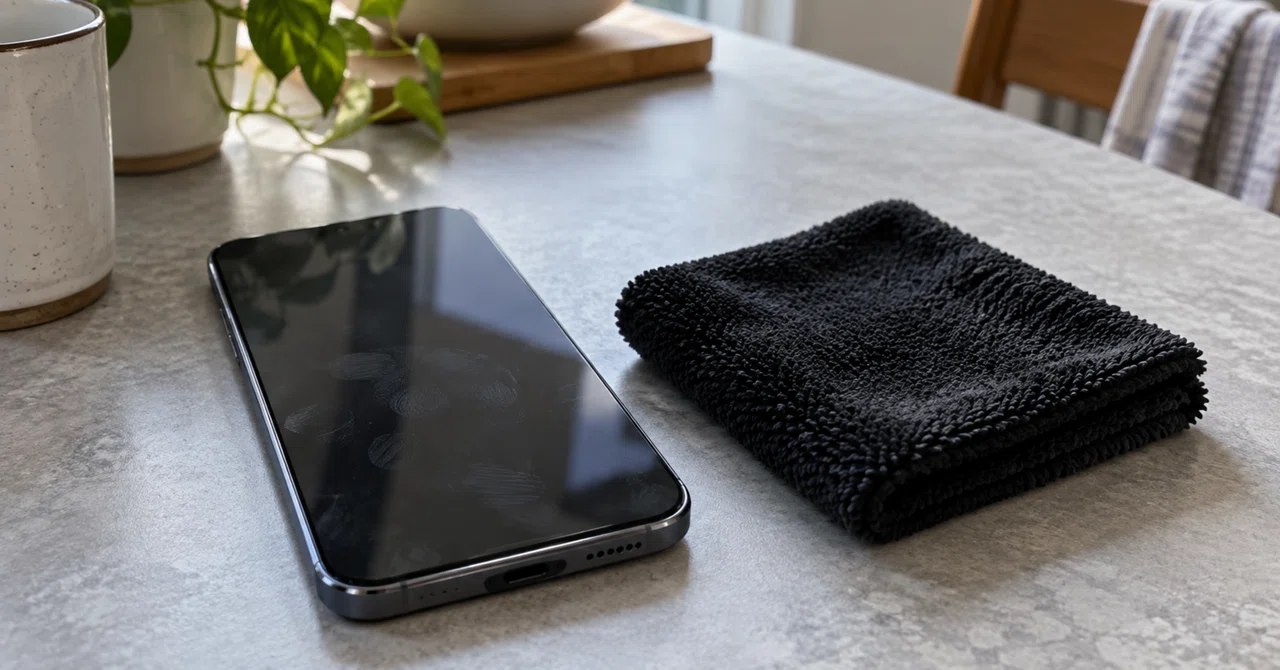 Isn't your smartphone screen covered in fingerprints? I want to keep a ...