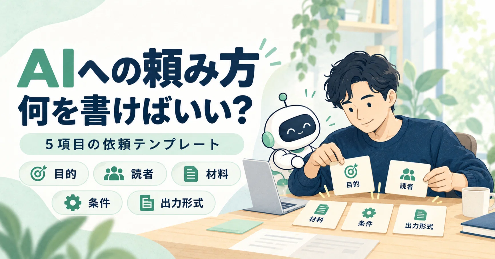 How to ask AI: What should you write? A 5-item request template ...