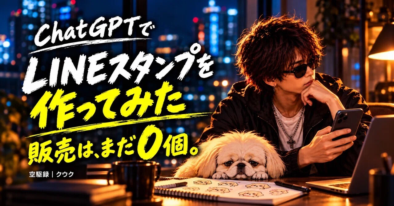 I tried making LINE stickers with ChatGPT. Zero sales after launch.｜空駆録 ...