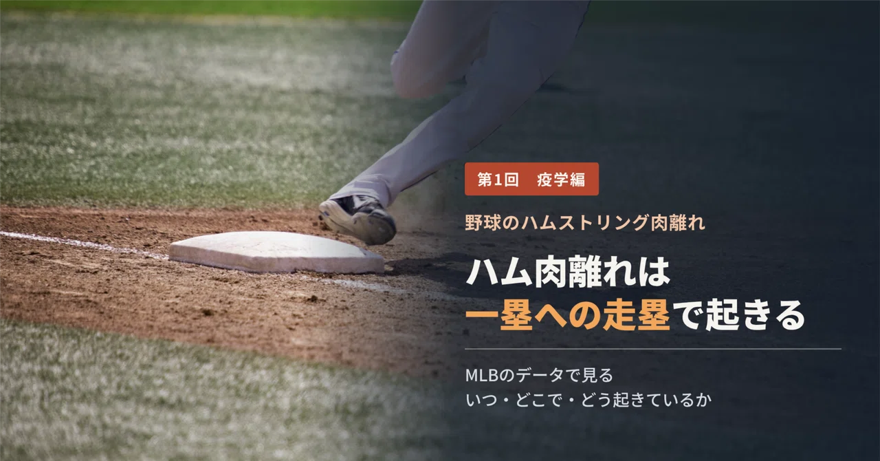 Hamstring Strains in Baseball ①: Epidemiology｜見邨直人