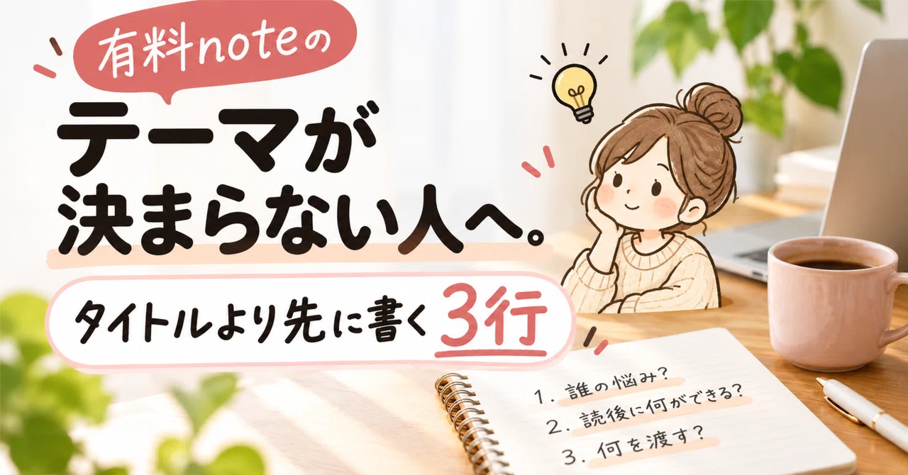 For those who cannot decide on a theme for a paid note. 3 lines to ...