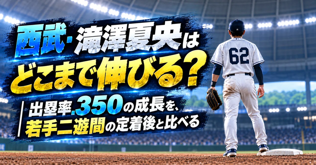How far can Seibu's Nao Takizawa go? Comparing his growth to a .350 OBP ...