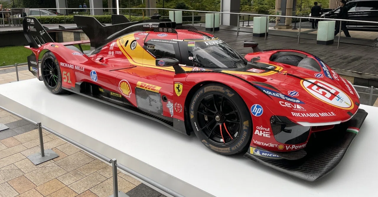 The Prancing Horse's LM24H Winner Descends [Ferrari 499P: Tokyo Midtown ...