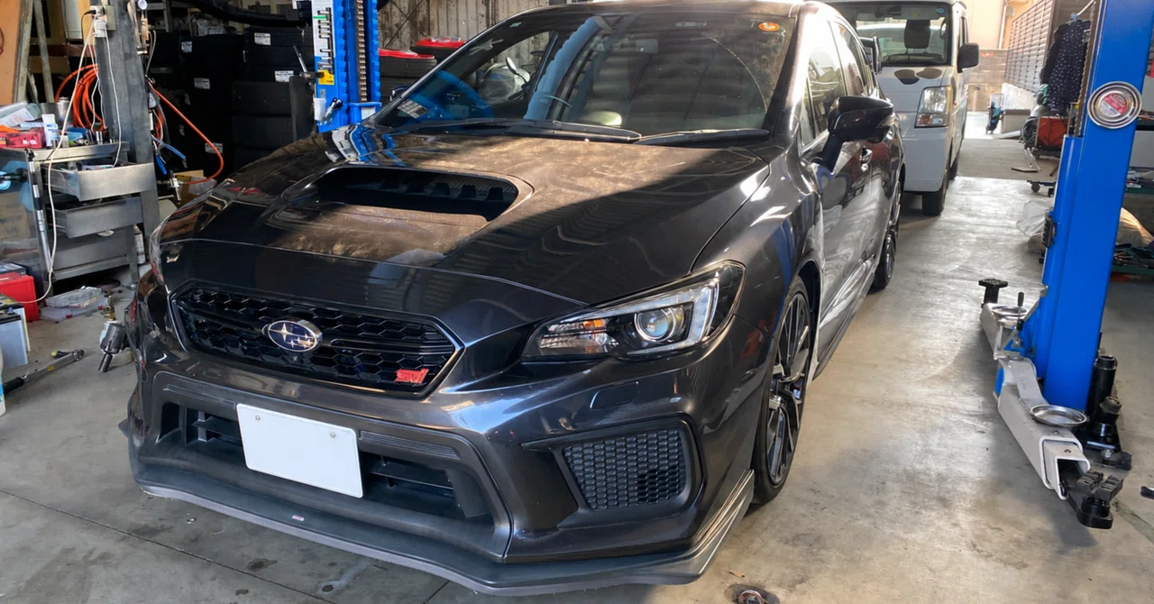 WRX STI VAB：ダンパー交換とアライメント調整｜Weekend Garage & Cars