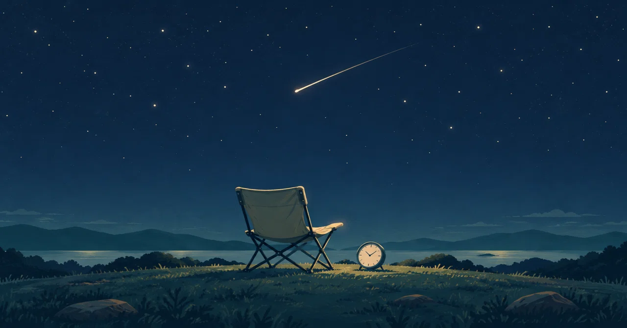 Work tomorrow, but still want to see the meteor shower—creating a 'time ...