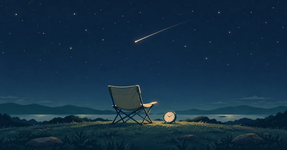 Work tomorrow, but still want to see the meteor shower—creating a 'time ...