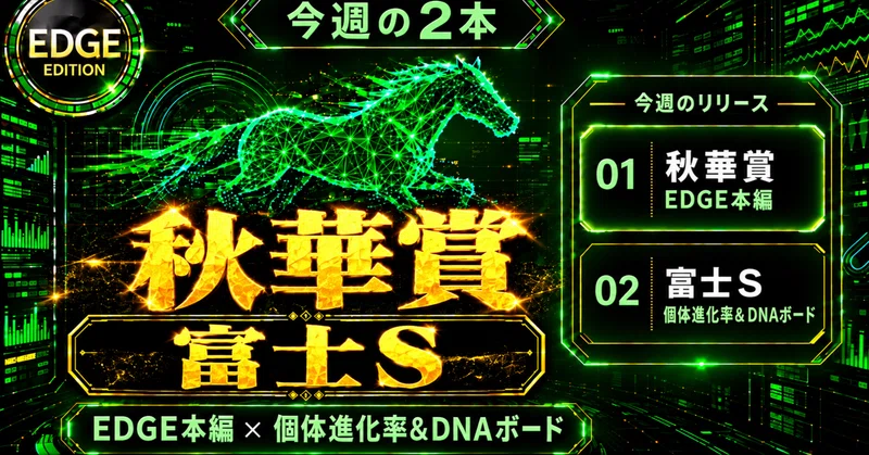 【PDF解説書付】追い切り重賞解析室｜秋華賞本編＋富士S個体ボード