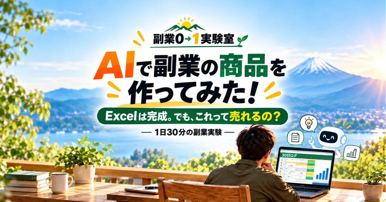 I tried making a side hustle product with AI! The Excel file is done ...