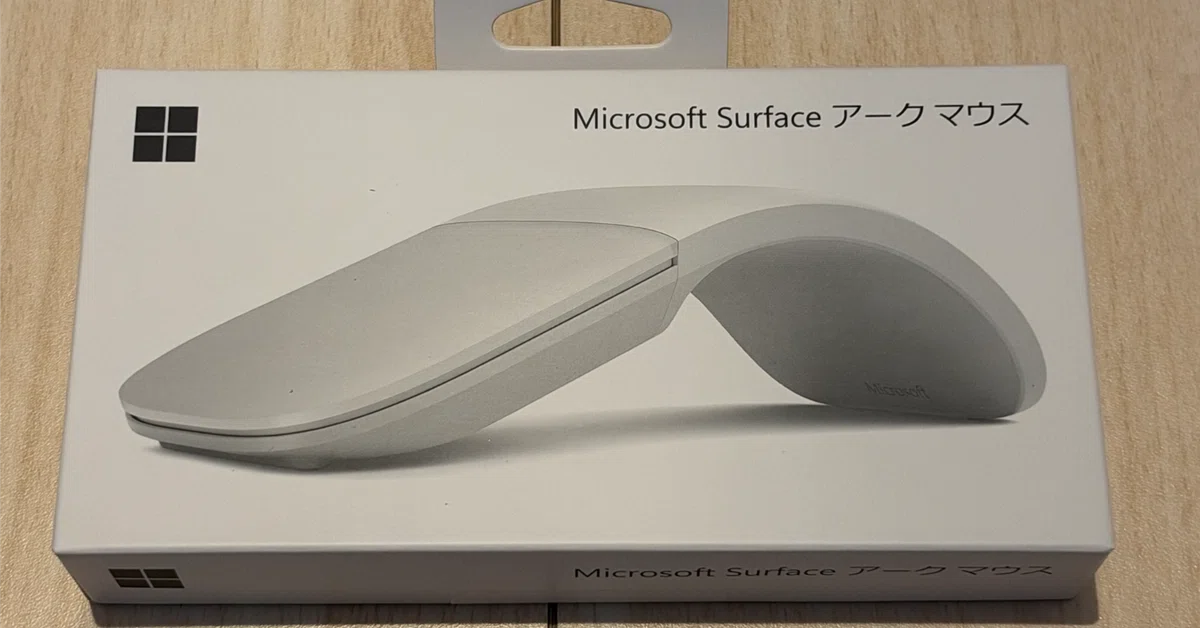 I bought a Surface Arc Mouse｜しあ