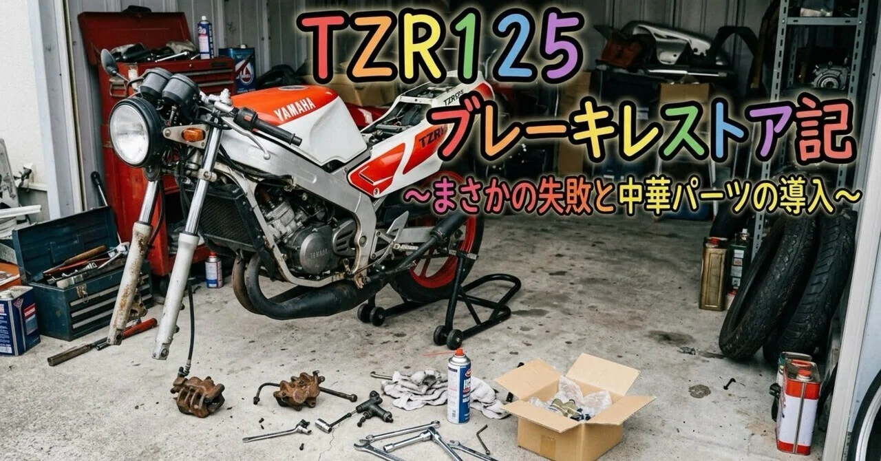 [TZR125 Restoration Log Part 2] The Brake Quagmire. Lessons Learned ...