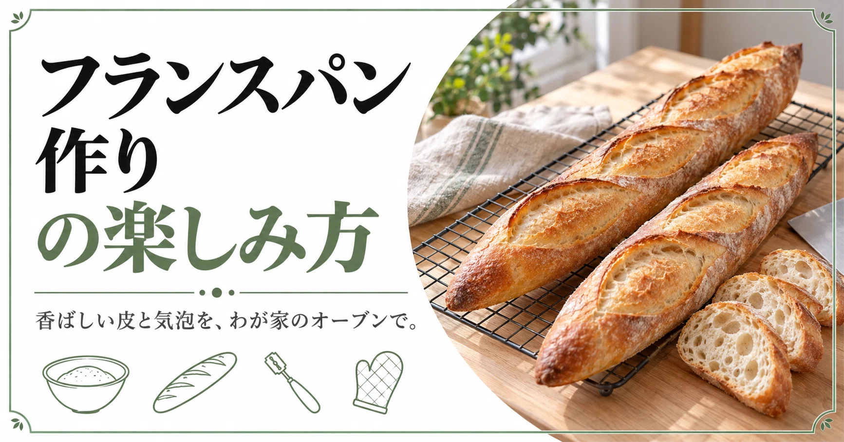 How to Enjoy Making French Bread｜休日のよりみち帖