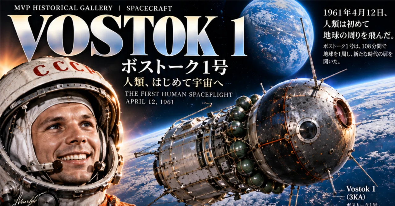MVP ARCHIVE HISTORICAL GALLERY | Space: VOSTOK 1 1961 / Vostok 1 - The ...