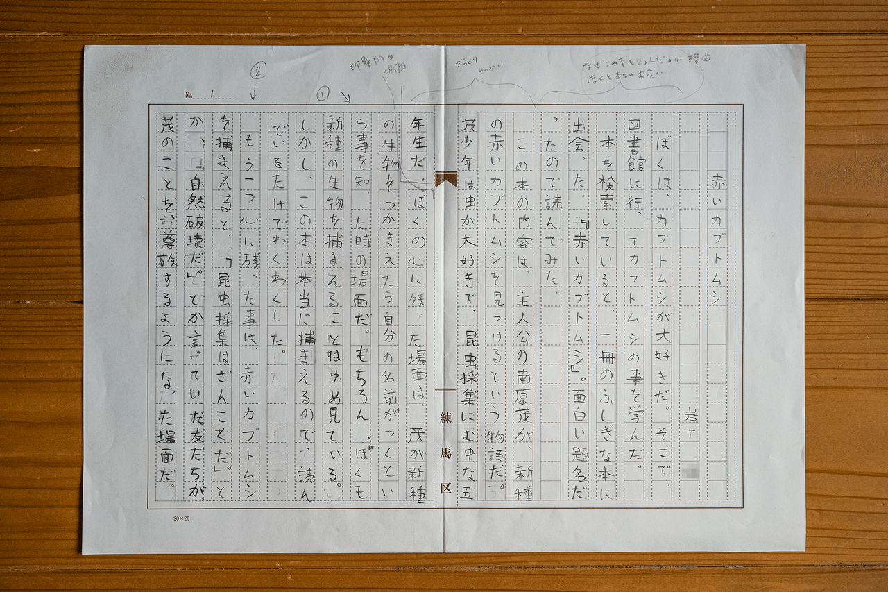 文章を書くのが苦手 という息子のために 読書感想文の書き方を考えてみた話 岩下 智 Note