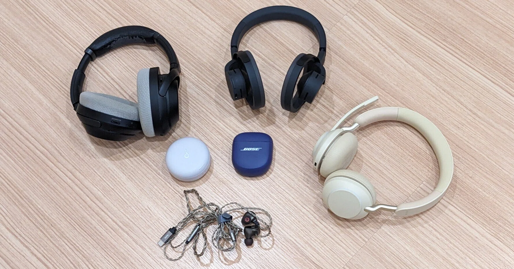 我が家のイヤホン・ヘッドホン使い分け事情(Bose/Jabra/Anker/Sony/nwm