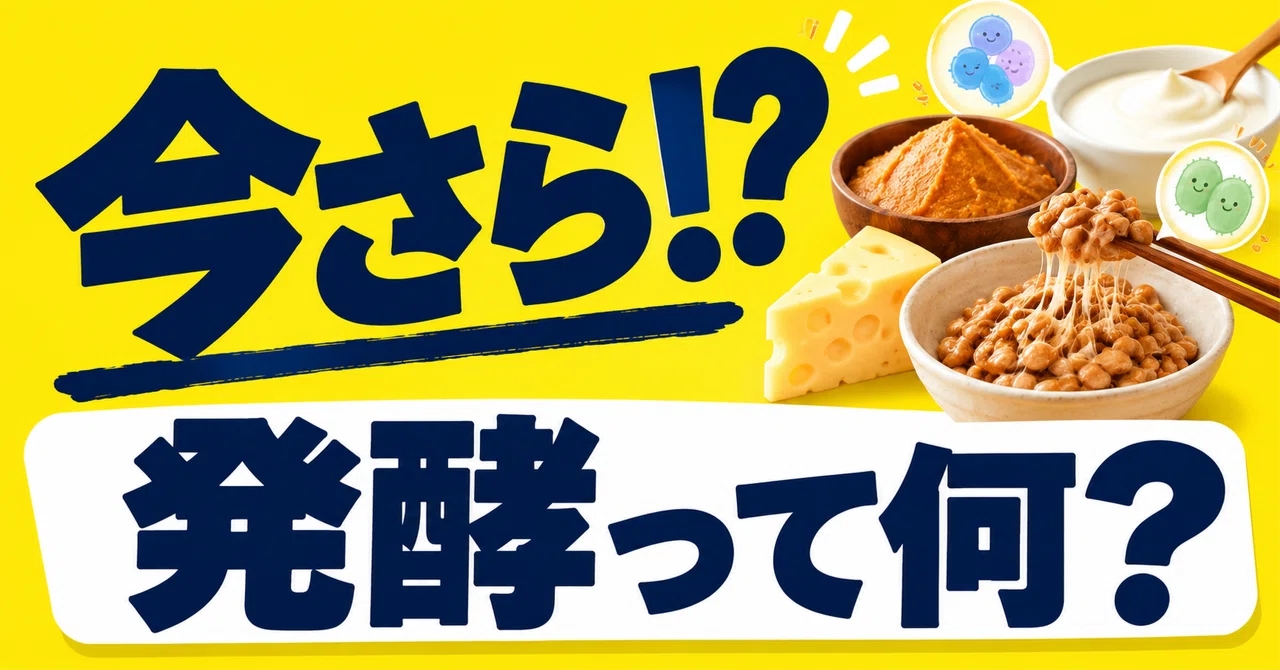 Wait, what!? What is fermentation?｜今さらラボ