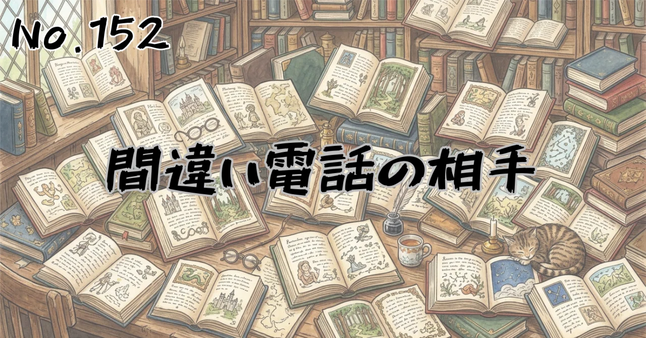 The Wrong Number Caller (No. 152)｜出雲学