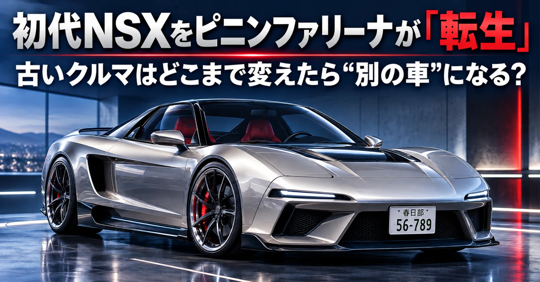 ◎初代NSXをピニンファリーナが「転生」。35台限定、古いクルマは