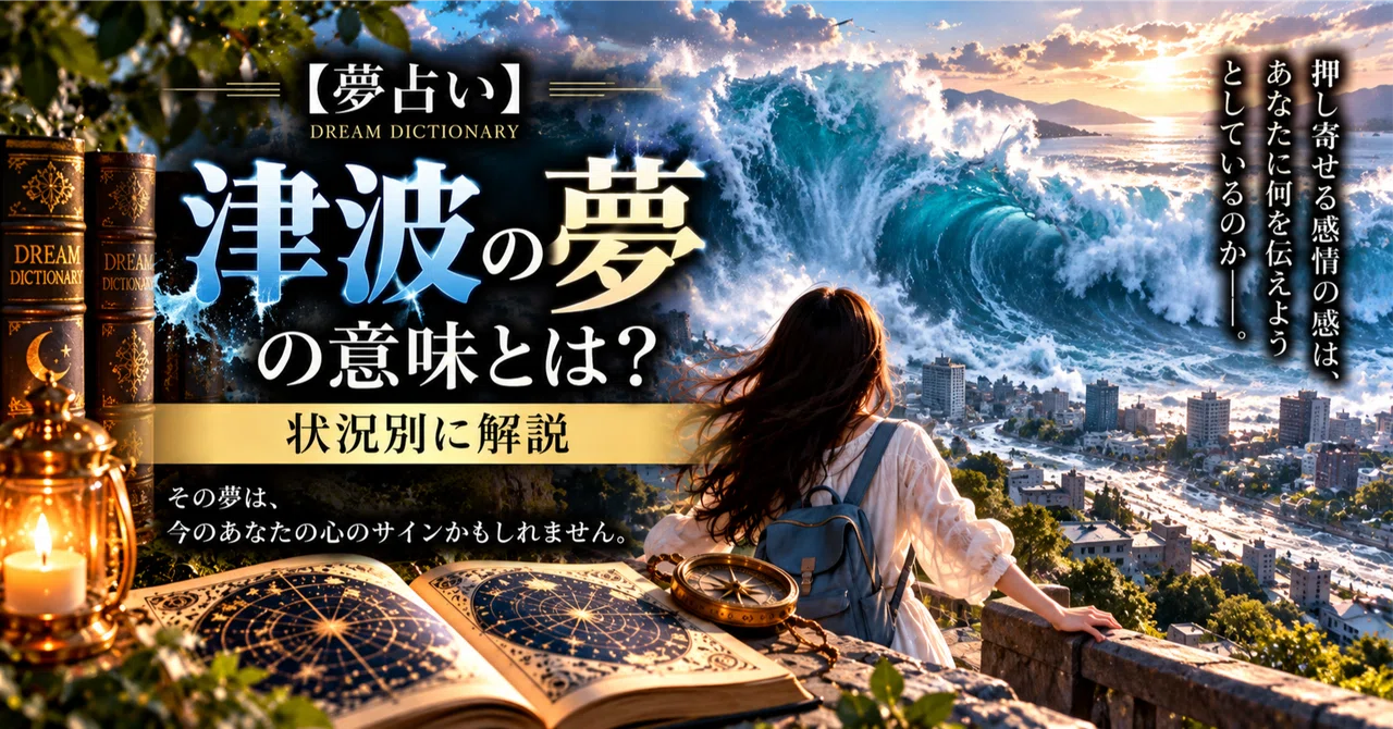 [Dream Interpretation] What is the meaning of a tsunami dream ...
