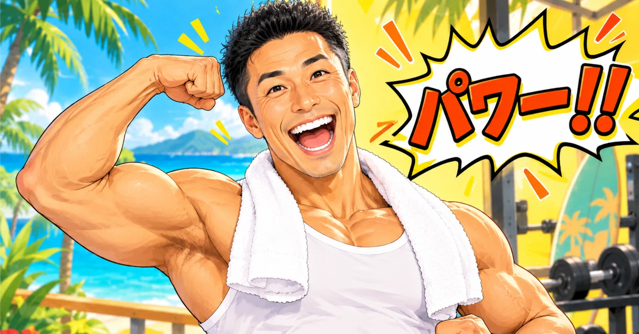 なかやまきんに君は、なぜあんなに元気なのか？