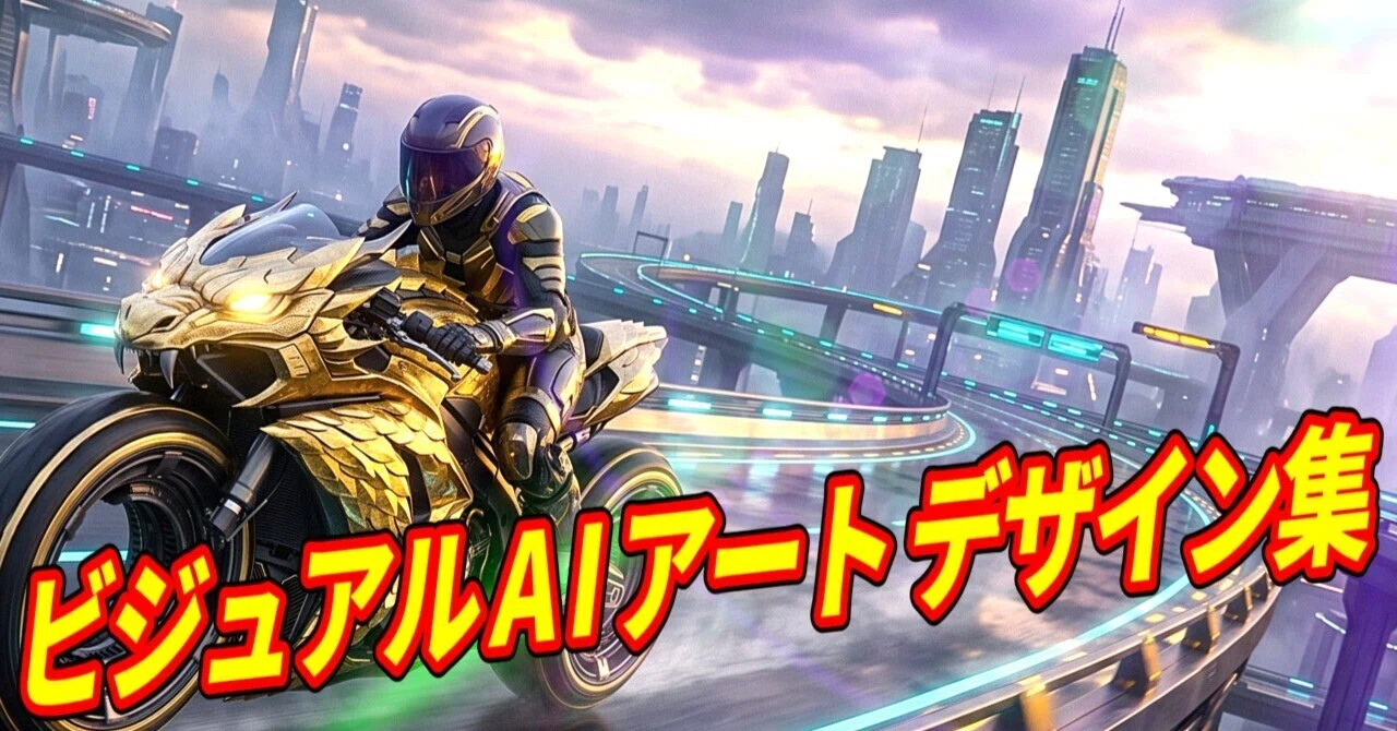 Dragon-Motif Dragon-Type High-Mobility Motorcycle & Near-Future City ...