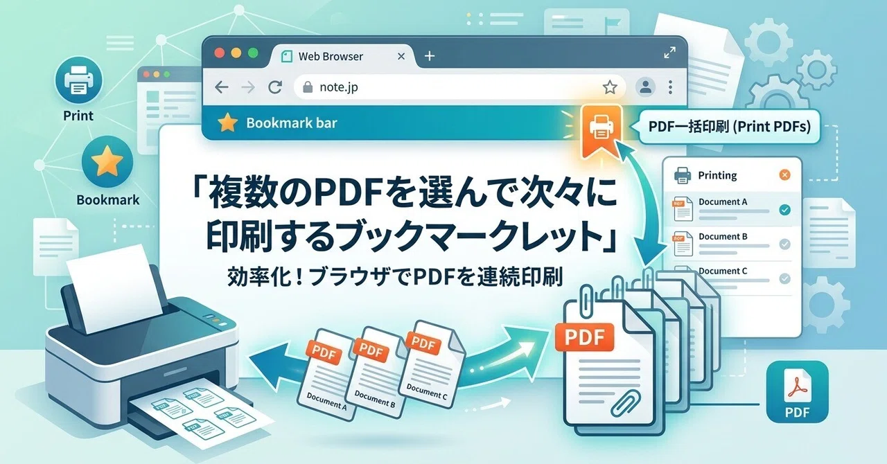 I want to batch print PDFs used for teaching materials.｜仕事を楽にするツールを作る部