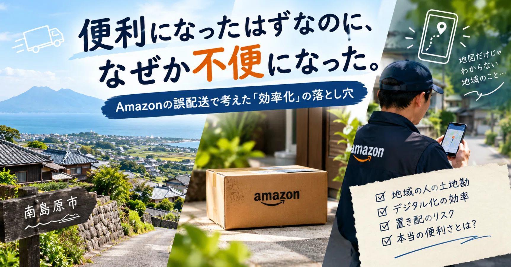 便利になったはずなのに、なぜか不便になった。Amazonの誤配送で考えた