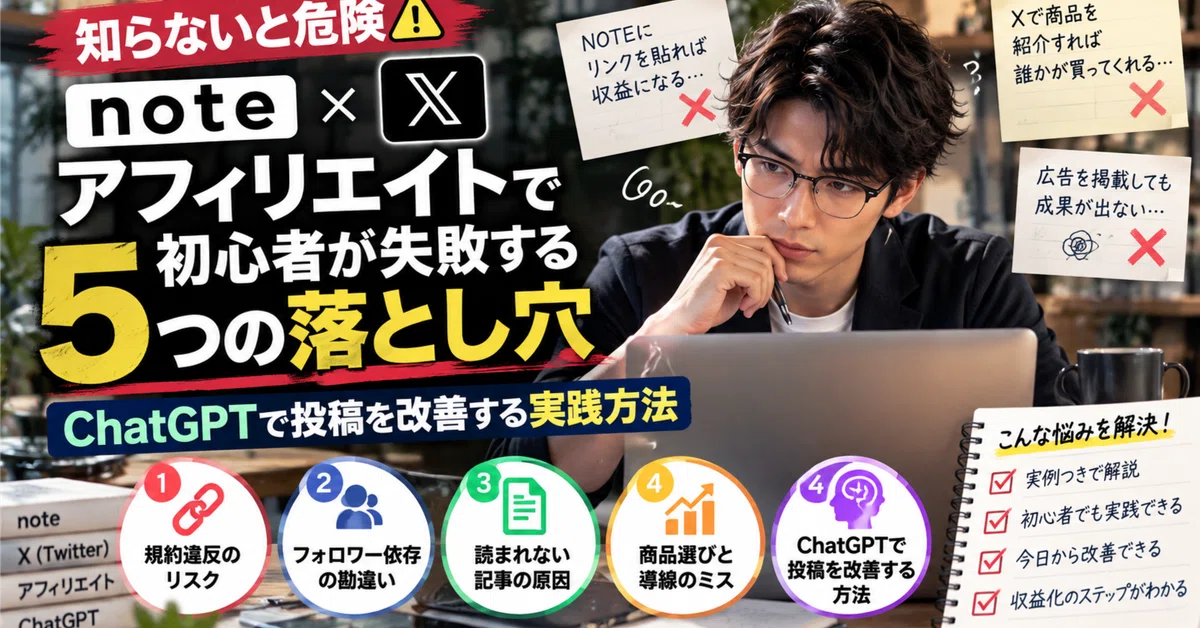 [Dangerous if you don't know] 5 pitfalls for beginners in NOTE x X ...