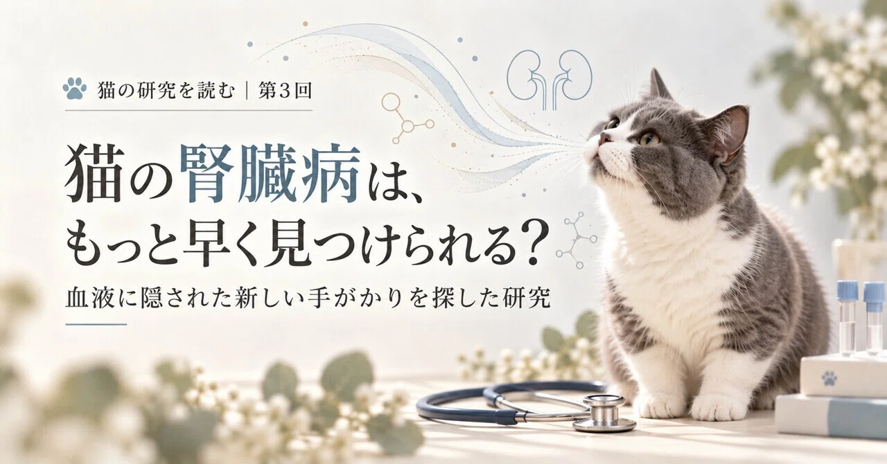 Can Feline Kidney Disease Be Detected Earlier? A Study Exploring New Clues Hidden in the Blood