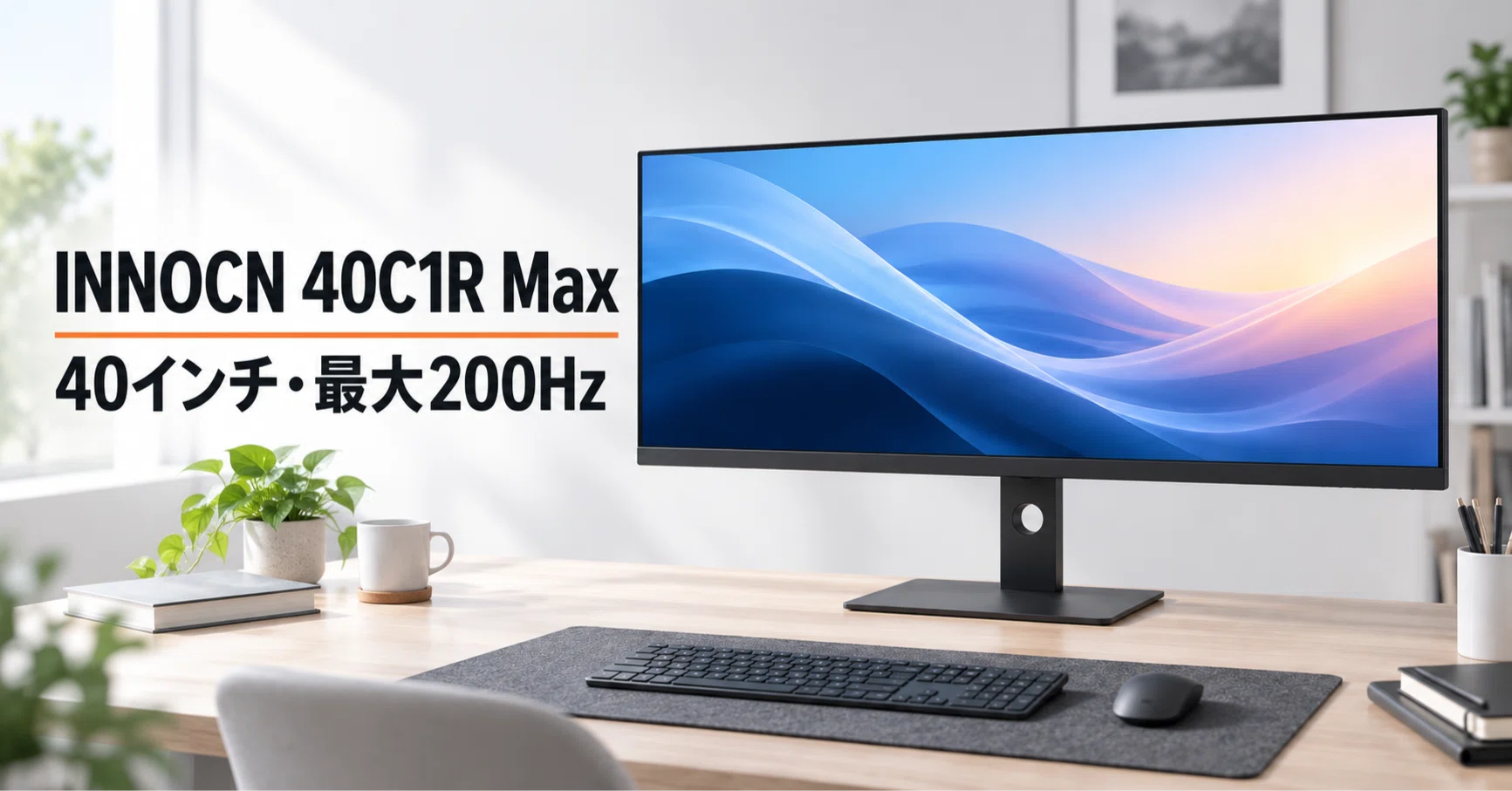 INNOCN 40C1R Max のレビュー・口コミ評判と特徴 40インチ・最大200Hz