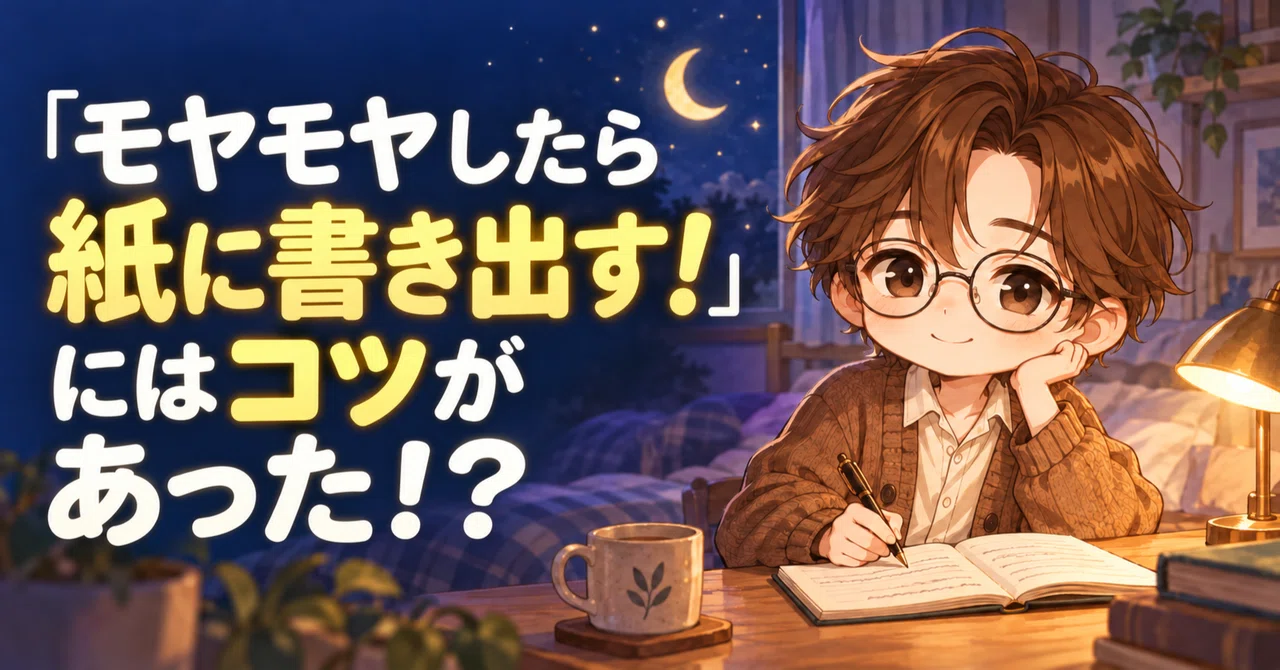 Is there a trick to 'writing down your worries on paper'?｜片山翔太｜自分の健康は、自分で守る
