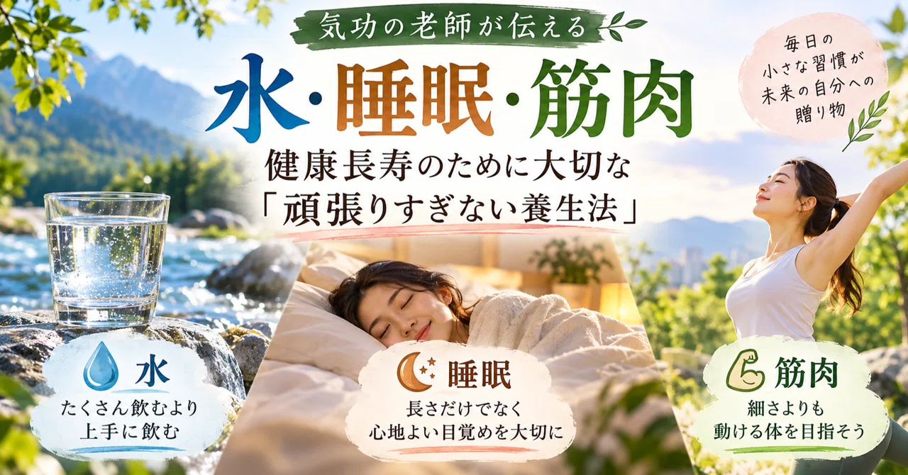 Water, Sleep, and Muscle: Important 'Low-Effort Health Practices' for a ...