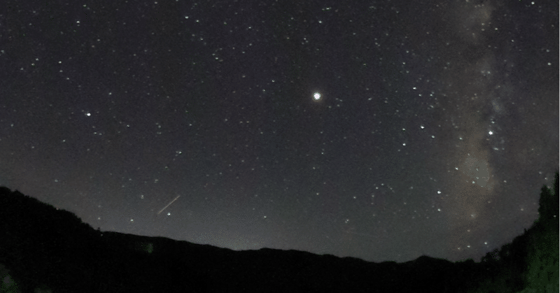 ペルセウス座流星群が見えない曇り空でも（360°カメラの話）