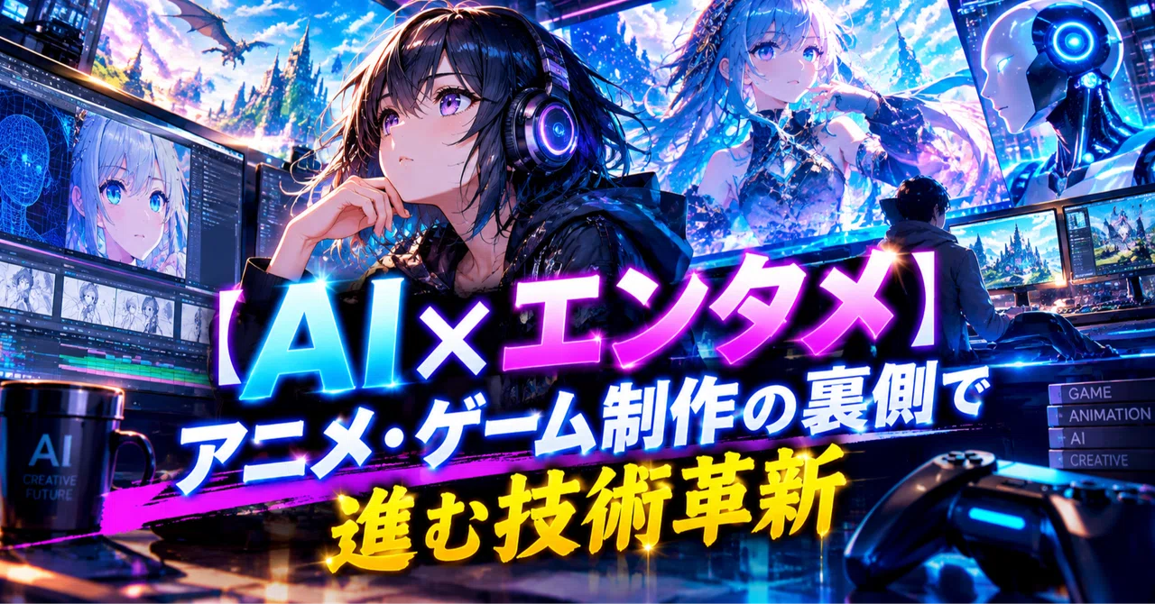 [AI x Entertainment] Technological Innovation Behind Anime and Game ...