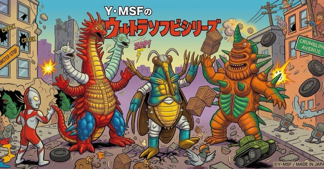I tried making a fictional header for my soft vinyl figures.｜PUUMA7093SOFVI
