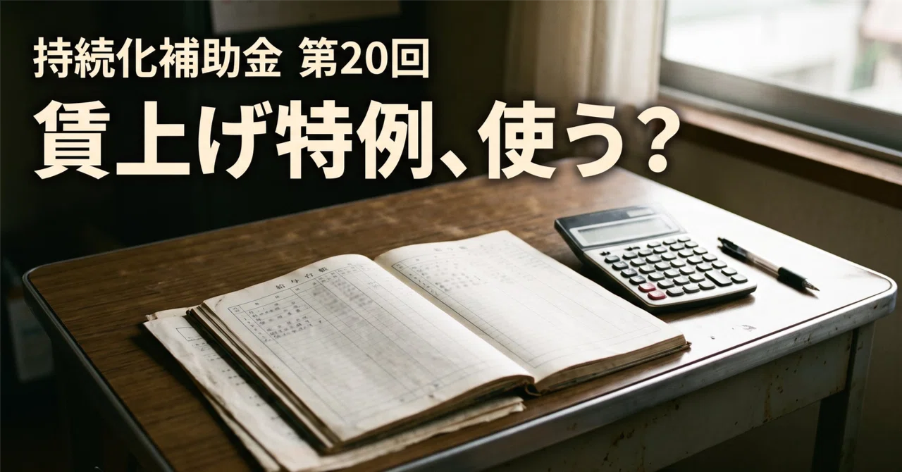 「賃上げ特例で＋150万円」を使うか迷ったら｜第20回で"時給＋50円"は"給与総額＋3.0…