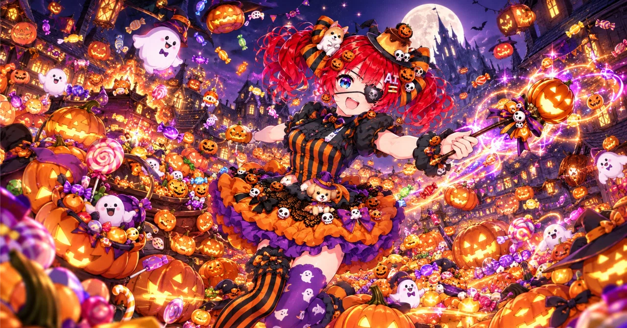 わいわいハロウィン☆ YYF ハロウィン祭】PUMPKIN PANIC🎃街をオレンジで埋め尽くせ!!!｜Suno