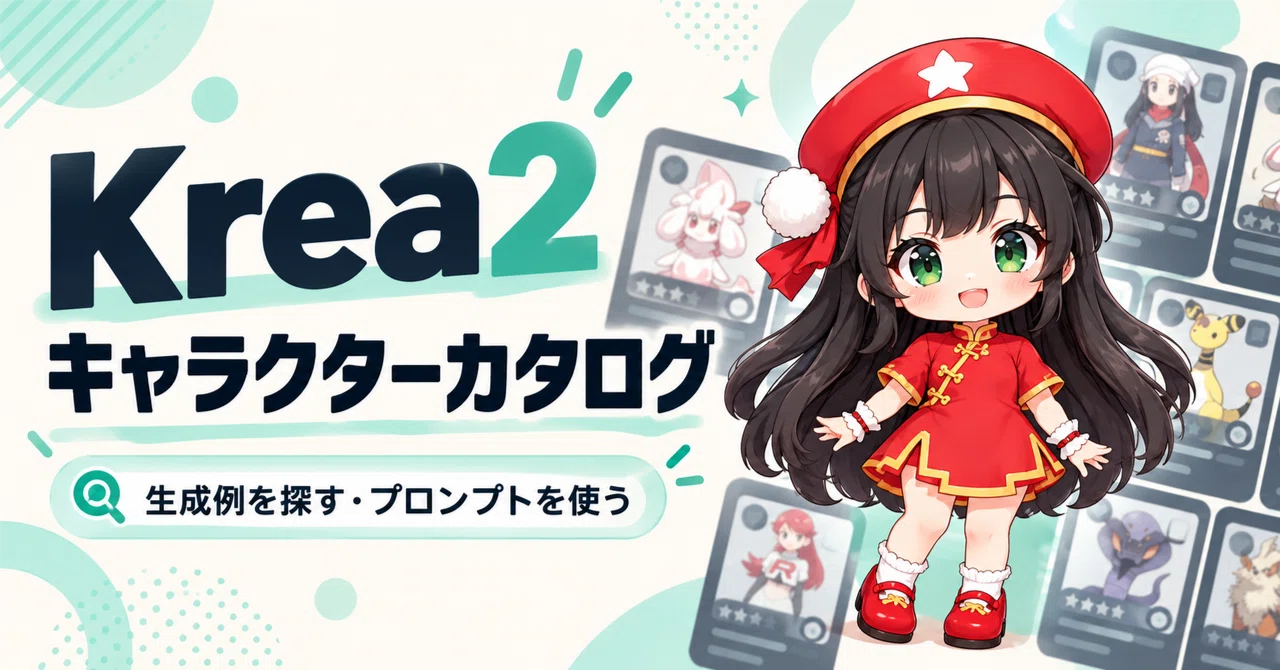 We have released the 'Character Catalog' for finding Krea2 generation ...