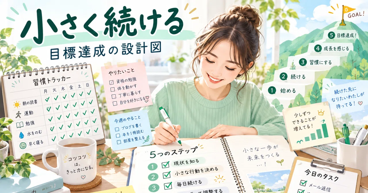 A Blueprint for Achieving Goals｜冬木論