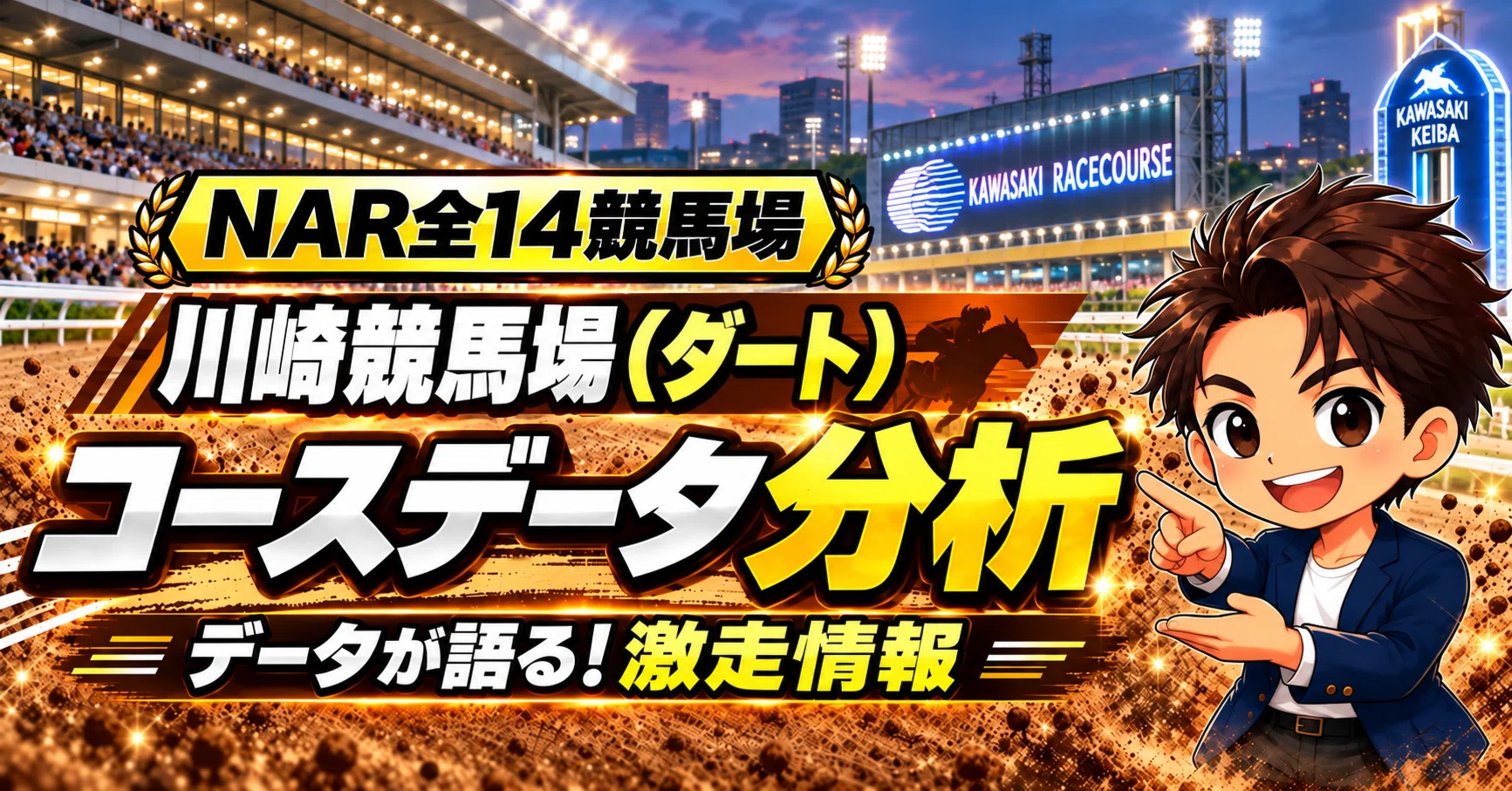 [Kawasaki Dirt 2000m] Course Characteristics and Trends | Records, Past ...