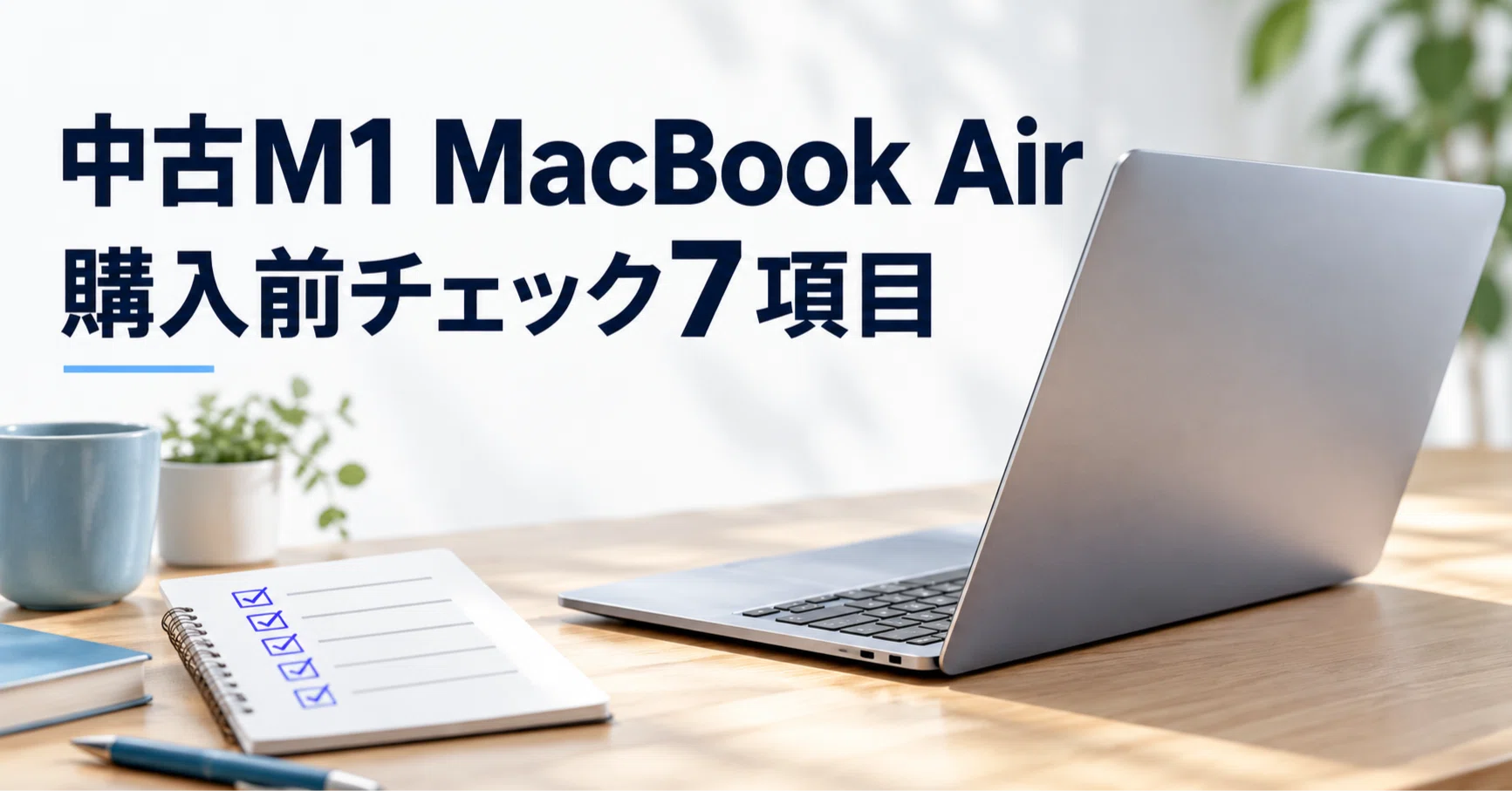 中古M1 MacBook Airを買う前のチェック7項目｜AI・note作業用なら16GB